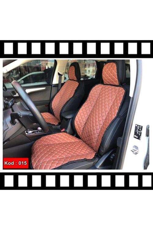 Renault Captur 2013-2019 Arası Uyumlu Ön Iki Lüks Koltuk Minderi Mnd015