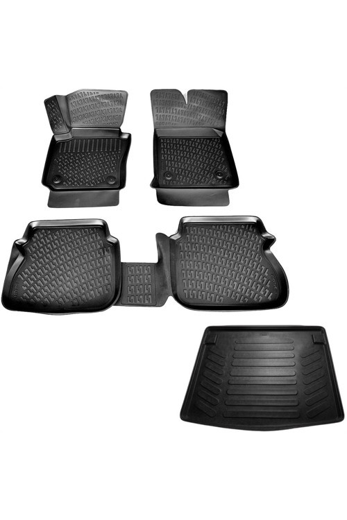Vw Caddy 3D Havuzlu Paspas + 3D Bagaj Havuzu 2004-2010 Arası Marka