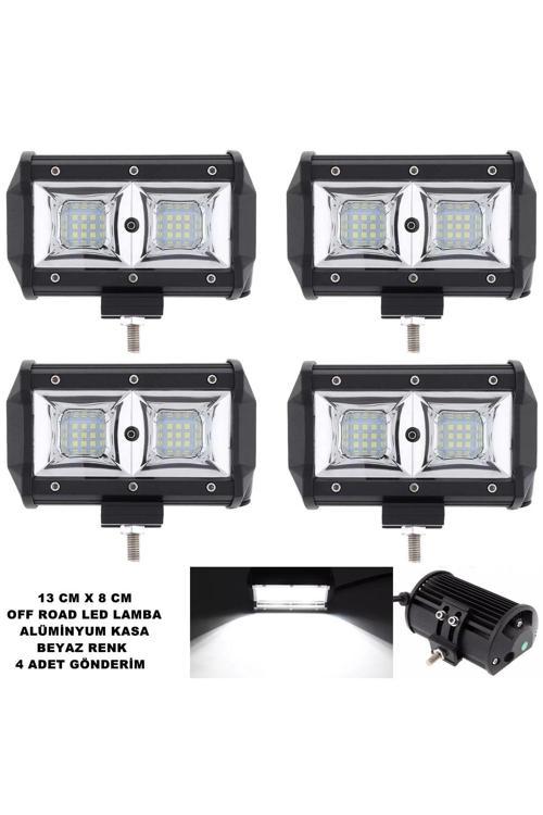 Off Road Power Led Lamba Beyaz Sabit Power Led 8 X 13 Cm 4 Adet