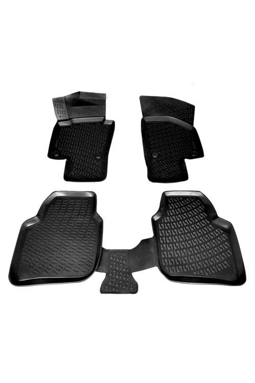 Skoda Süper B 3D Paspas Havuzlu 2008-2015 Arası 4 Parça Siyah Set