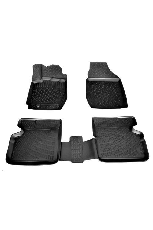 Toyota Corolla 3D Paspas Havuzlu Hb 2001 - 2006 Arası Siyah 4 Parça Set