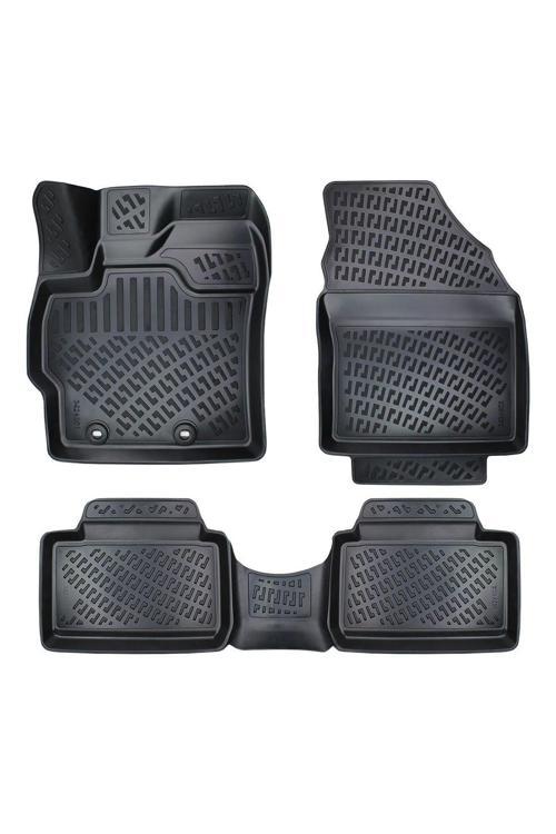 Toyota Yaris 2020 Sonrası Araca Özel 3D Havuzlu Paspas Siyah Bmy