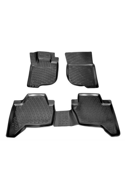 Mitsubishi Pajero 3D Paspas Havuzlu 2006 - 2015 Arası Siyah 4 Parça Set