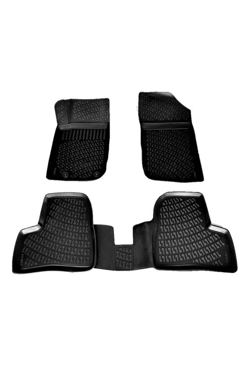 Peugeot 206 3D Paspas Havuzlu Stw 1998 - 2012 Arası Siyah 4 Parça Set