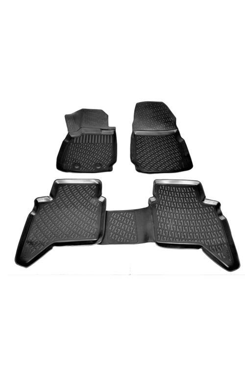 Ford Ranger 3D Paspas Havuzlu 2013 - 2020 Arası Siyah 4 Lü Set