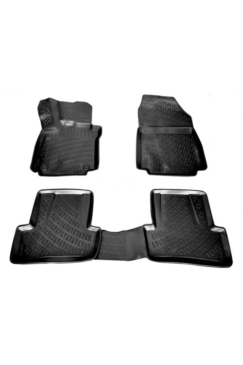 Renault Clio 4 3D Paspas Havuzlu Siyah Hb 2012 - 2019 Arası 4 Parça Set