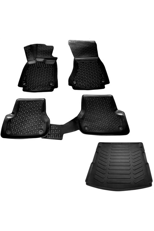 Audi A6 Uyumlu 3D Havuzlu Paspas + 3D Bagaj Havuzu 2011-2015 Arası Marka