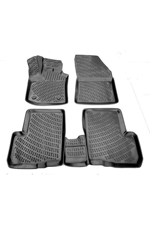 Dacia Dokker 3D Paspas Havuzlu 2012 - 2020 Arası Siyah 4 Parça Set