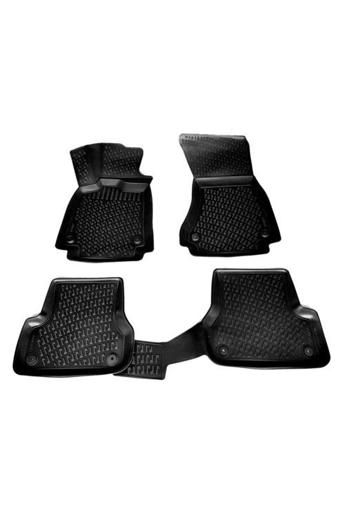 Audi A6 3D Paspas Havuzlu 2014 - 2018 Arası Siyah 4 Lü Set