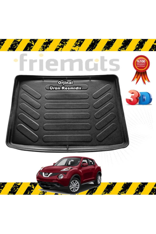 Nissan Juke Alt 3D Bagaj Havuz Paspası 2015-2020 Arası