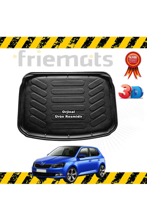 Skoda Fabia 3D Bagaj Havuz Paspası 2014-2020 Arası