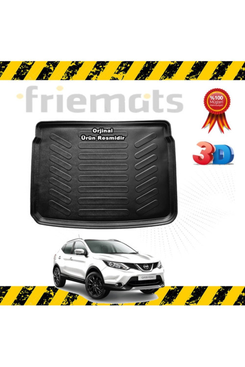 Nissan Qashqai Tekna 3D Bagaj Havuz Paspası 2014-2020 Arası
