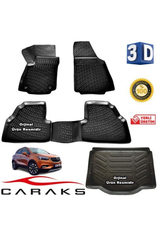 Opel Mokka X 3D Havuzlu Paspas + 3D Bagaj Havuzu 2015 Sonrası Marka