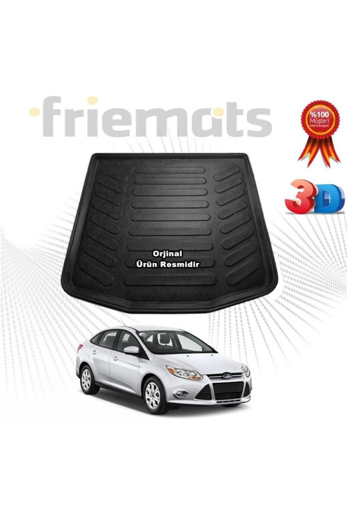 Ford Focus 3 Sedan 3D Bagaj Havuz Paspası 2011-2015 Arası Frimats