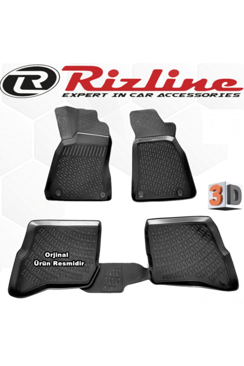 Skoda Süper B 3D Paspas Havuzlu 2003 - 2008 Arası Siyah 4 Parça Set