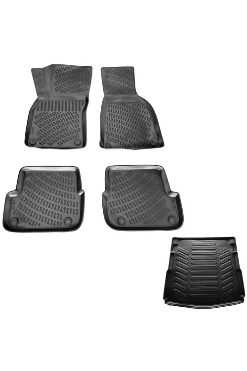 Audi A6 3D Havuzlu Paspas + 3D Bagaj Havuzu 2004-2011 Arası Marka Otosanalmarket