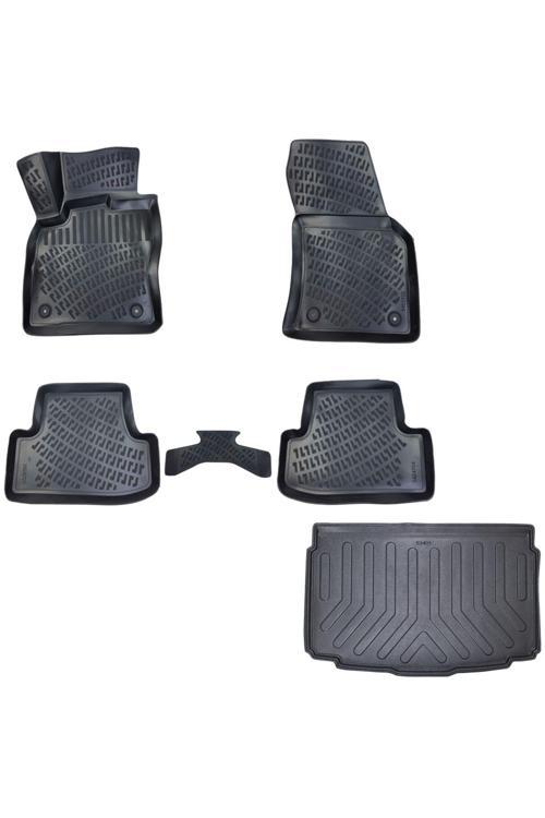 Vw T-Roc 3D Havuzlu Paspas + 3D Bagaj Havuzu Alt Kısıma Uyumlu 2020 Sonrası Set - Friemats