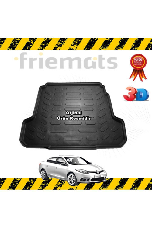 Renault Fluence 3D Bagaj Havuz Paspası 2009-2018 Arası