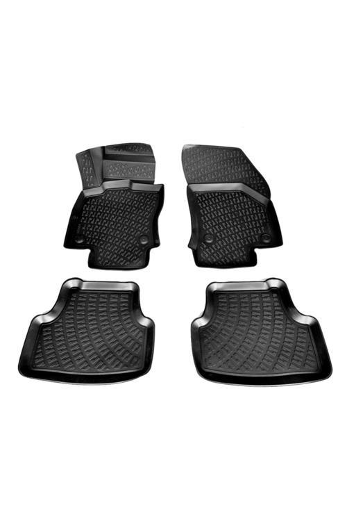 Audi A3 3D Paspas Havuzlu Sedan 2013 - 2020 Arası Siyah 4 Lü Set