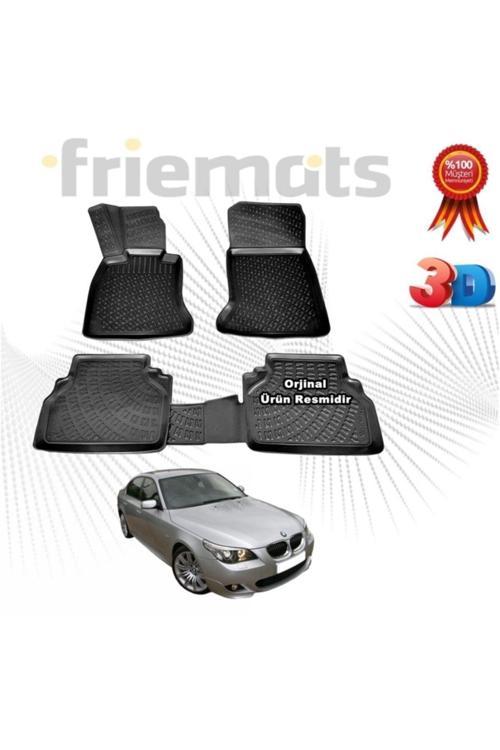 Bmw E60 3D Havuzlu Paspas 2004-2009 Arası Siyah 4 Parça