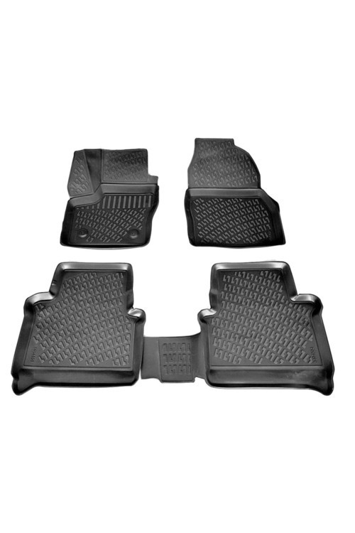 Ford Connect 3D Paspas Havuzlu 2014 - 2020 Arası Siyah 4 Parça Set