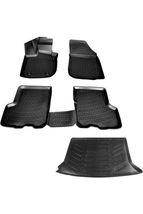 Dacia Sandero Stepway 3D Havuzlu Paspas Ve 3D Bagaj Havuzu 2012-2020 Arası