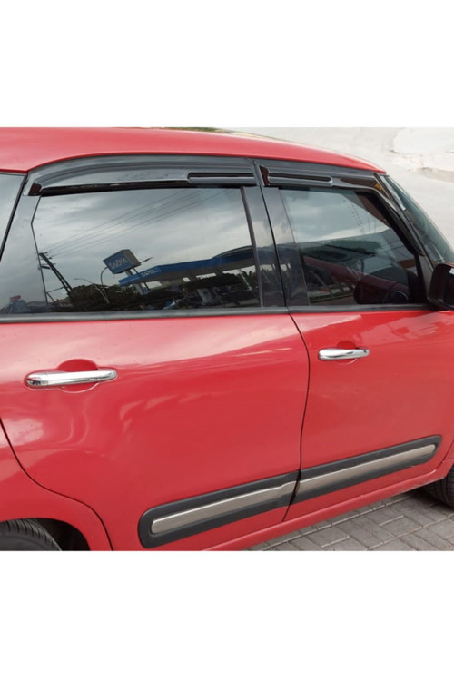 Fiat 500L Uyumlu Mügen Cam Rüzgarlığı 2012-2018 Arası 4 Lü Set