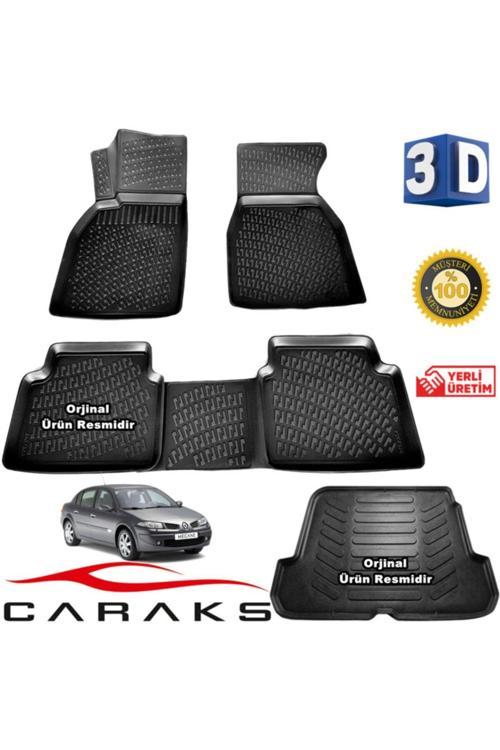 Megane 2 Sedan 3D Havuzlu Paspas + Bagaj Havuzu 2004-2010 Arası Marka