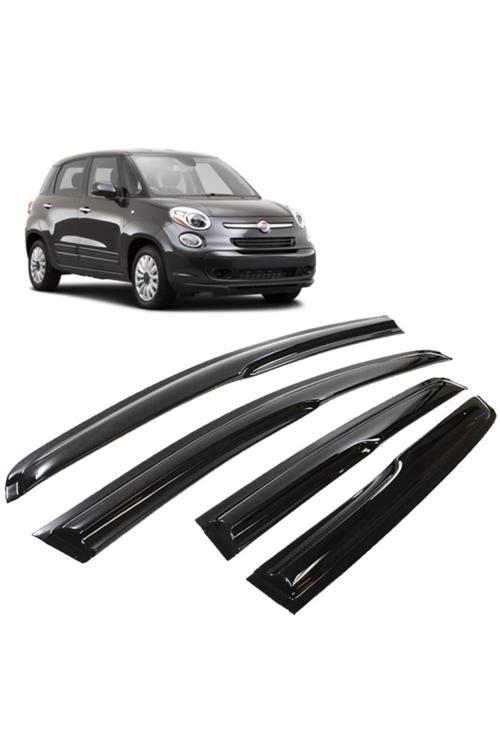 Fiat 500L Mügen Cam Rüzgarlığı 2012-2018 Arası 4 Lü Takım +500Ml Lastik Parlatıcı