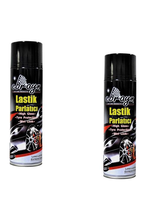 Premium Lastik Parlatıcı Tampon Parlatıcı Koruyucu Ebrayn Aerosol Sprey 500 Ml Kaliteli 2 Adet