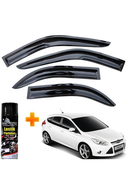 Focus 3 Mügen Cam Rüzgarlığı Hb 2011-2018 Arası 4 Lü Takım +500Ml Lastik Parlatıcı