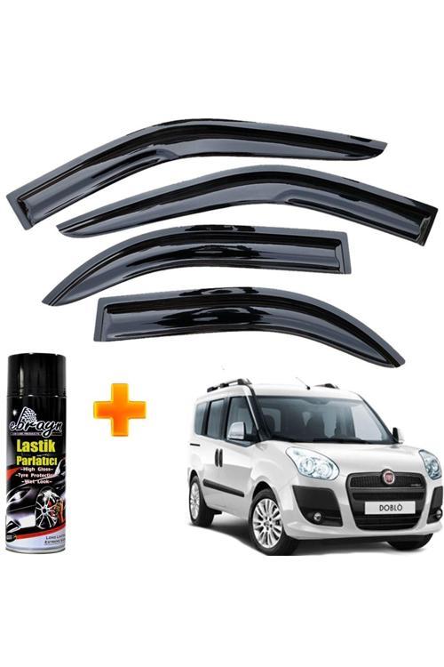 Fiat Doblo 2 Mügen Cam Rüzgarlığı 2010-2022 Arası 4 Lü Takım +500Ml Lastik Parlatıcı