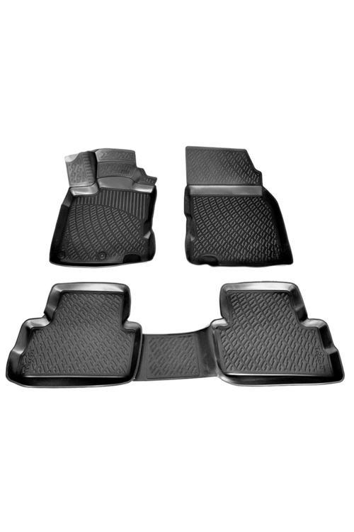Nissan Qashqai 3D Paspas Havuzlu 2007 - 2014 Arası Siyah 4 Parça Set