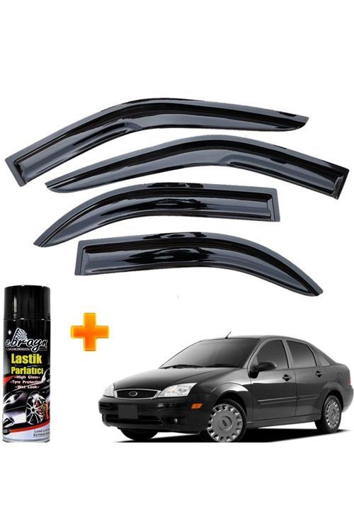 Focus 1 Mügen Cam Rüzgarlığı Sedan 1998-2005 Arası 4'Lü Takım +500Ml Lastik Parlatıcı