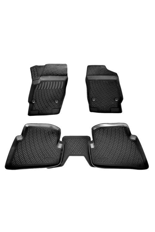 Seat Ibiza 3D Paspas Havuzlu 2002 - 2007 Arası Siyah 4 Parça Set
