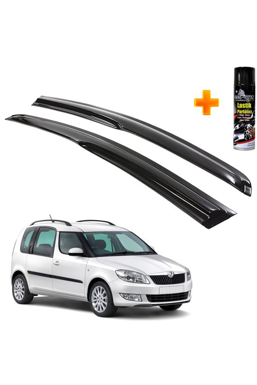Skoda Roomster Mügen Cam Rüzgarlığı 2007 Sonrası 2 Li Takım +500Ml Lastik Parlatıcı
