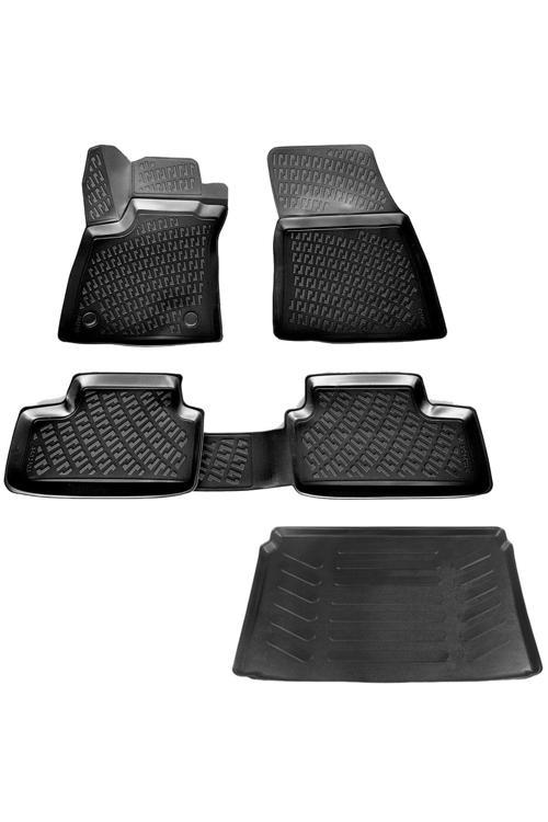 Renault Megane 4 Hb 3D Havuzlu Paspas + 3D Bagaj Havuzu 2016 Sonrası