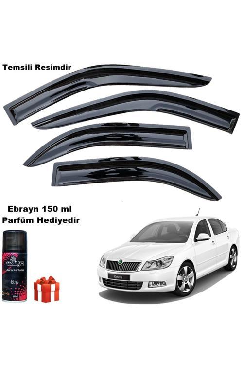 Skoda Octavia A5 Mügen Cam Rüzgarlığı 2005-2012 Arası 4 Lü Takım Koku Hediyeli