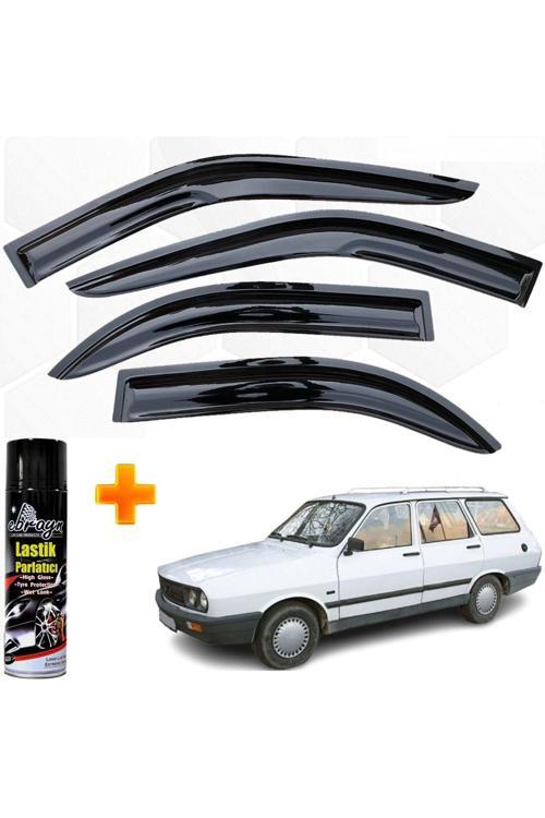 Renault 12 Toros Stw Mügen Cam Rüzgarlığı 4 Lü Takım +500Ml Lastik Parlatıcı