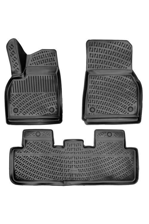 Tesla Model Y 3D Havuzlu Paspas 2019 Sonrası Siyah Renk 3D Havuzlu Paspas - Friemats