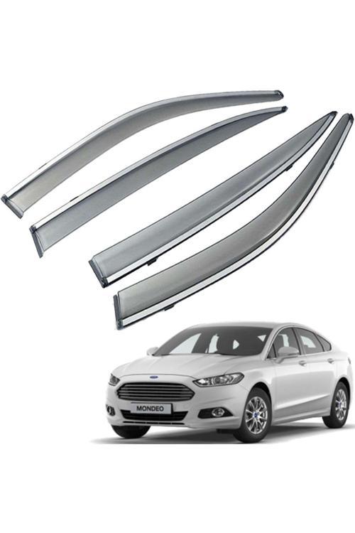 Mondeo Mügen Cam Rüzgarlığı Kromlu Rüzgarlık ( Paslanmaz Kromlu) 2014-2020 Arası 4 Lü Füme Renk