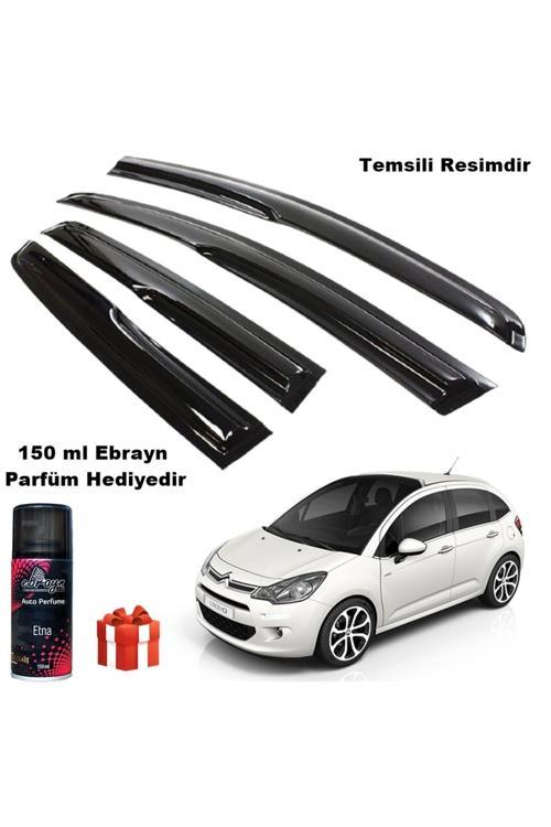 Citroen C3 Mügen Cam Rüzgarlığı Hb 2009 - 2016 Arası 4 Lü Takım Koku Hediyeli
