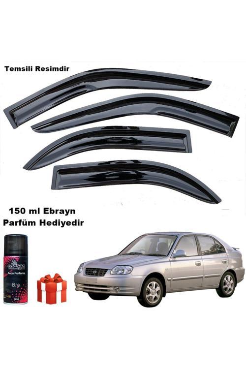 Accent Milenyum (Kasa) Mügen Cam Rüzgarlığı 2000 - 2003 Arası 4 Lü Takım Koku Hediyeli
