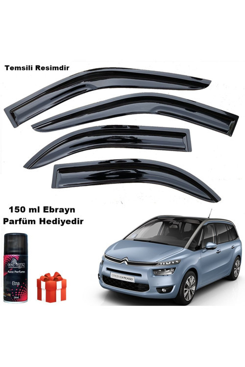 C4 Grand Picasso 7 Koltuk Mügen Cam Rüzgarlığı 2007-2012 Arası 4 Lü Takım Koku Hediyeli