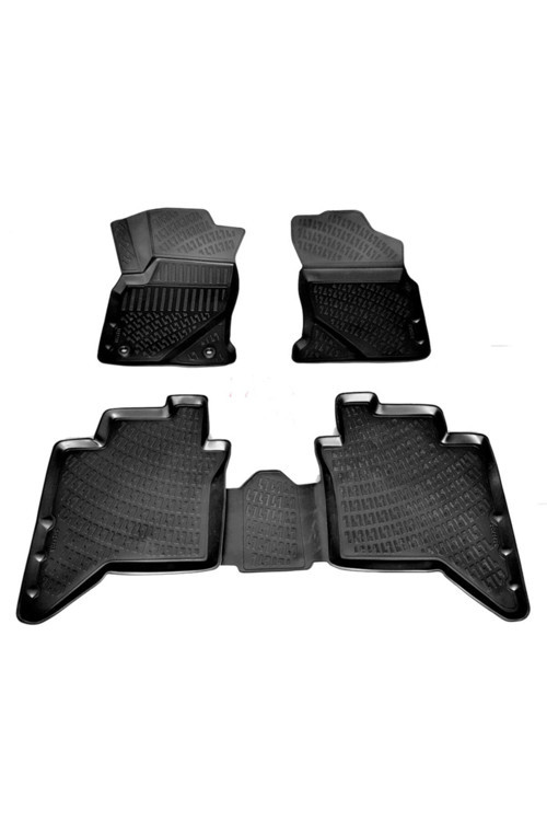 Toyota Hilux 3D Paspas Havuzlu 2015 - 2020 Arası 4 Parça Siyah Set