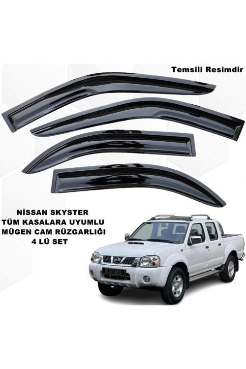 Nissan Skystar Mügen Cam Rüzgarlığı Tüm Kasalara Uyumlu 4 Lü Set Skystar Cam Rüzgarlığı -