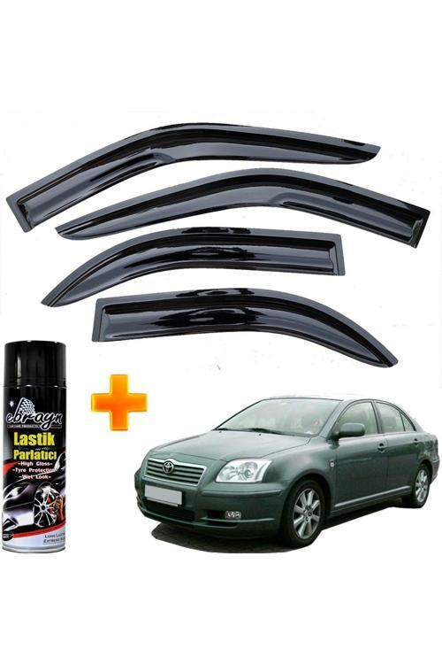 Toyota Avensis Mügen Cam Rüzgarlığı 2003 - 2009 Arası 4 Lü Takım +500Ml Lastik Parlatıcı