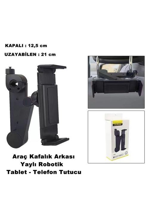 Tablet Ve Telefon Tutucu Araç İçi Arka Koltuk Kafalık Model Robotik Profesyonel Kaliteli