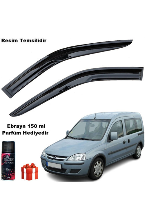 Opel Combo Mügen Cam Rüzgarlığı 2001 - 2011 Arası Ön Iki Camlar 2 Li Takım Koku Hediyeli