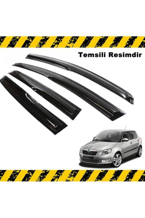 Skoda Fabia Hb Mügen Cam Rüzgarlığı 2009-2014 Arası 4 Lü Set